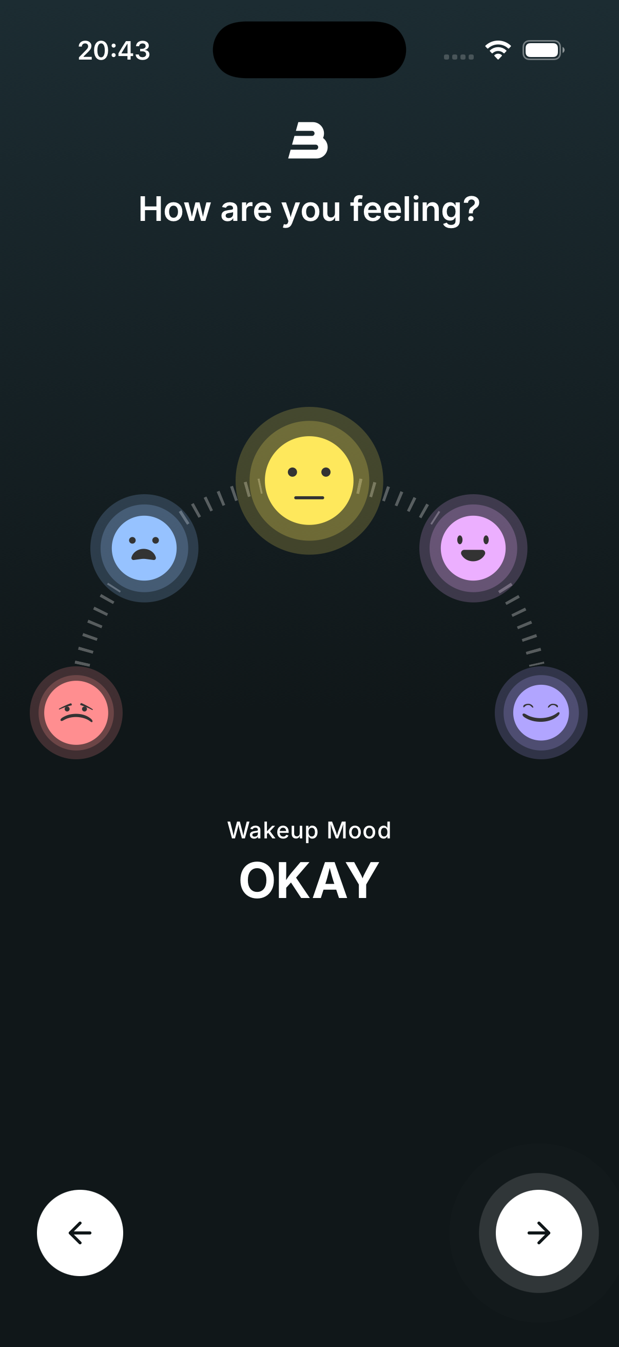 Morning check-in